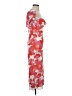 WAYF 100% Viscose Tropical Red Cocktail Dress Size S - photo 4