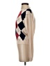 J.Crew 100% Cashmere Argyle Tan Cashmere Pullover Sweater Size S - photo 5