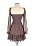 Wilfred 100% Polyester Brown Cocktail Dress Size XXS - photo 2