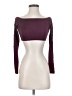 Shein Burgundy Long Sleeve Top Size 4 - photo 1