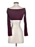 Shein Burgundy Long Sleeve Top Size 4 - photo 2