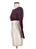 Shein Burgundy Long Sleeve Top Size 4 - photo 5