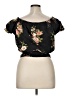 Blāshe Black Short Sleeve Blouse Size XL - photo 2