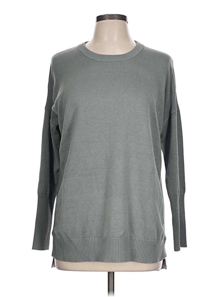 Metric Knits Pullover Sweater In Gray