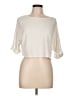 Caution to the Wind Ivory Short Sleeve Top Size L - photo 1