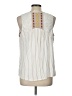 One September 100% Rayon Ivory Sleeveless Blouse Size L - photo 2