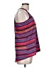 Eyeshadow 100% Polyester Purple Sleeveless Top Size L - photo 4