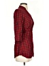 Odille Checkered-gingham Red 3/4 Sleeve Button-Down Shirt Size 0 - photo 4