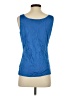 St. John 100% Rayon Blue Sleeveless Top Size S - photo 2