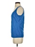 St. John 100% Rayon Blue Sleeveless Top Size S - photo 5