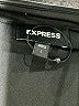 Express 100% Polyurethane Black Faux Leather Skirt Size L - photo 4