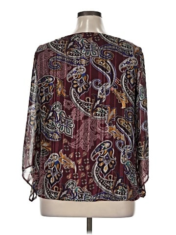 Sara Michelle 3/4 Sleeve Blouse (view 2)