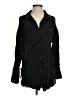 Shade & Shore Black Long Sleeve Button-Down Shirt Size S - photo 1