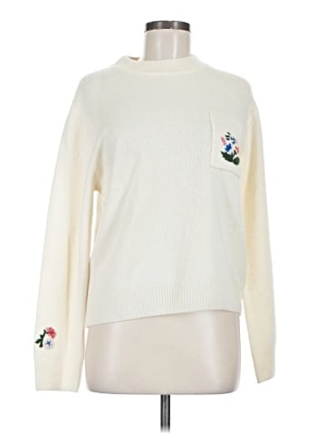 Birds of Paradis by Trovata Cashmere Pullover Sweater (view 1)
