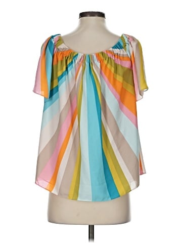 Trina Turk Short Sleeve Blouse (view 2)