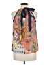 Assorted Brands Paisley Floral Graphic Pink Sleeveless Blouse Size 8 - photo 2