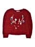 Wallflower 100% Polyester Hearts Red Pullover Sweater Size L (youth) - photo 1