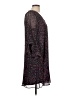 Calvin Klein 100% Polyester Floral Black Casual Dress Size 12 - photo 4