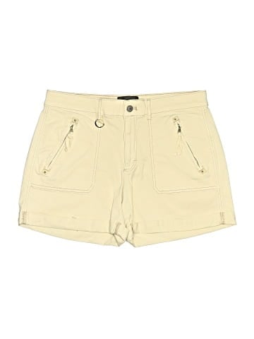 White House Black Market Khaki Shorts (view 1)