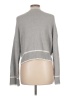 Sincerely Jules Stripes Solid Gray Cardigan Size L - photo 2