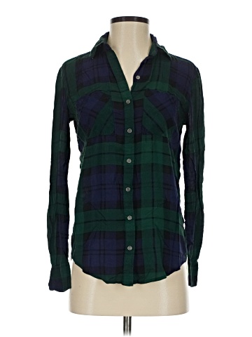 Bethany Mota for Aeropostale Long Sleeve Button-Down Shirt (view 1)