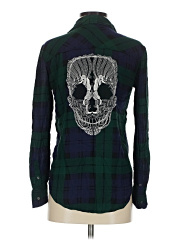 Bethany Mota for Aeropostale Long Sleeve Button-Down Shirt (view 2)