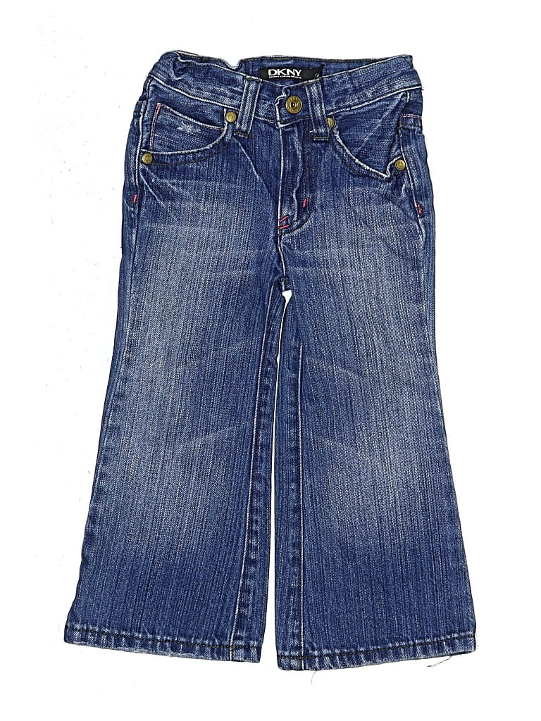 Pre-owned Dkny Kids' Jeans In Blue