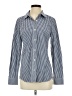 Vineyard Vines Checkered-gingham Blue Long Sleeve Button-Down Shirt Size 4 - photo 1