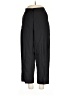 Luukaa 100% Polyester Solid Black Casual Pants Size 10 - photo 1