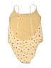 J.Crew Hearts Yellow One Piece Swimsuit Size L - photo 2