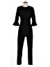 Black Halo Solid Black Jumpsuit Size 6 - photo 1