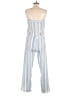 Abbeline 100% Polyester Stripes Blue Jumpsuit Size S - photo 2