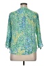 Indigo Rose Floral Green 3/4 Sleeve Blouse Size XL (petite) - photo 2