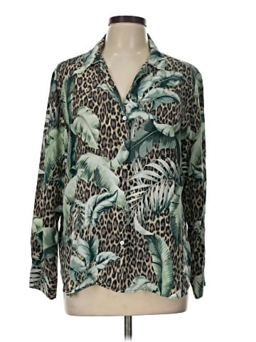 Tommy Bahama Long Sleeve Silk Top (view 1)