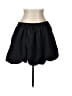 Express 100% Polyester Solid Black Casual Skirt Size L - photo 1