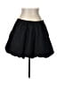 Express 100% Polyester Solid Black Casual Skirt Size L - photo 2