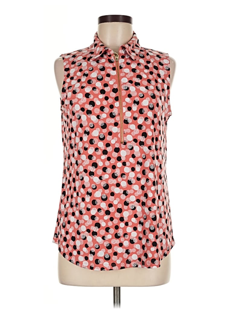 Pre-owned Anne Klein Sleeveless Blouse In Pink
