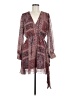 Lulus 100% Polyester Paisley Burgundy Casual Dress Size M - photo 1
