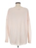 360 Sweater 100% Cashmere Ivory Cashmere Pullover Sweater Size M - photo 2