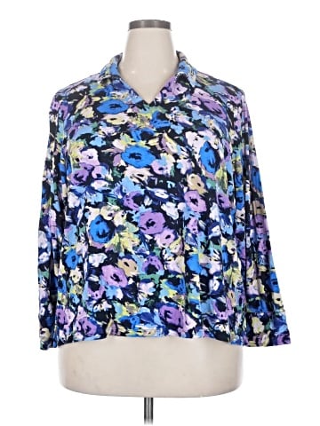 Isaac Mizrahi LIVE! 3/4 Sleeve Blouse (view 1)
