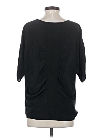 Silence and Noise Short Sleeve Silk Top (view 2)