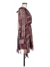 Lulus 100% Polyester Paisley Burgundy Casual Dress Size M - photo 4