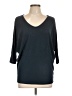 Laila Jayde Blue 3/4 Sleeve Top Size L - photo 1