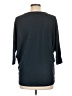 Laila Jayde Blue 3/4 Sleeve Top Size L - photo 2