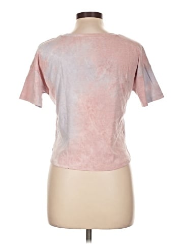 Pink Rose Short Sleeve T-Shirt (view 2)