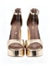 Lulus Metallic Gold Sandals Size 8 - photo 2