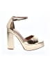 Lulus Metallic Gold Sandals Size 8 - photo 1