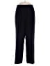 Sag Harbor Solid Black Casual Pants Size L - photo 1