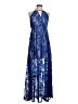 Soieblu 100% Polyester Blue Cocktail Dress Size S - photo 1