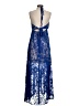 Soieblu 100% Polyester Blue Cocktail Dress Size S - photo 2